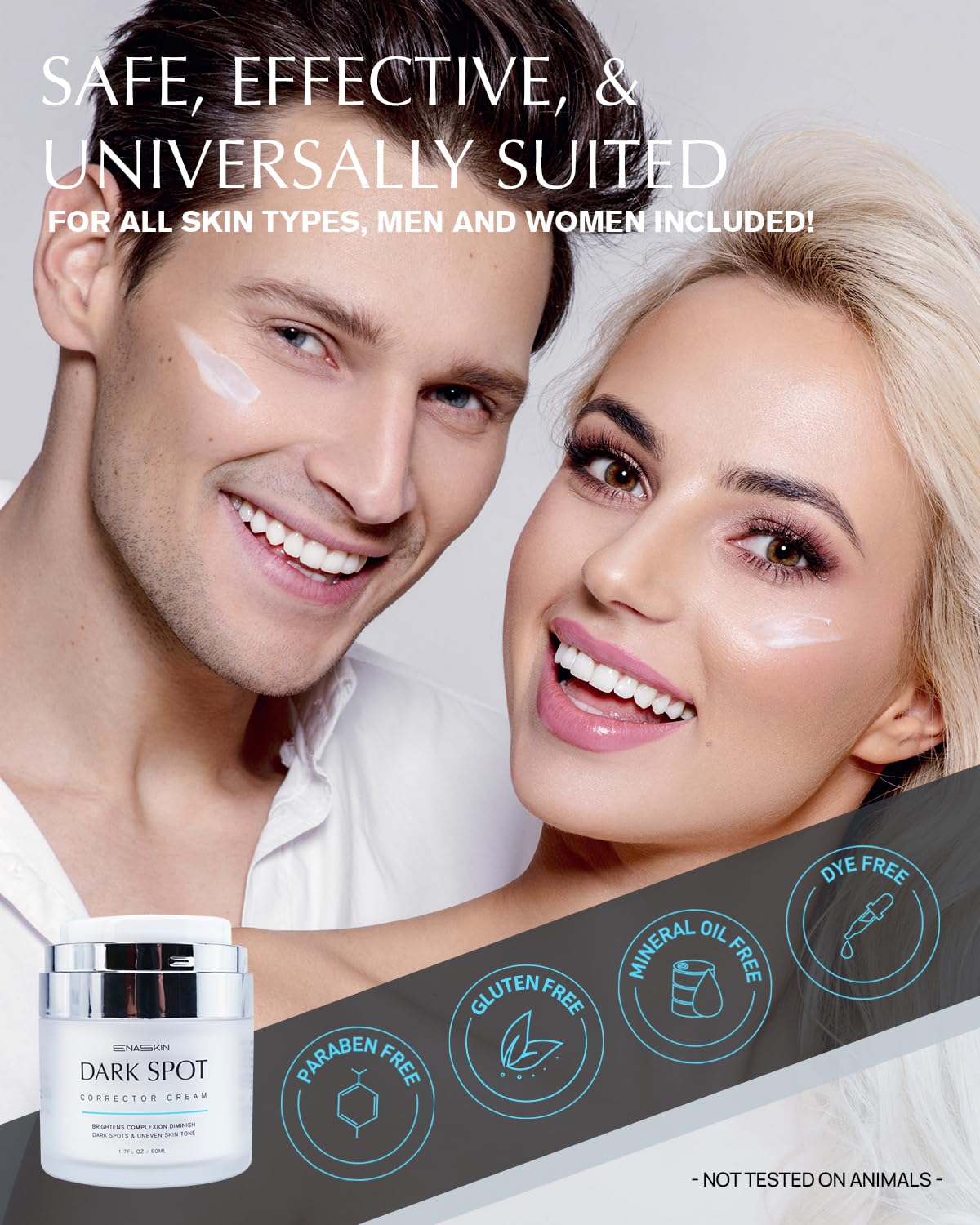 Dark Spot Remover for Face and Body: Hyperpigmentation Treatment - Natural Ingredient - Freckle/Melasma/Sun Spot/Age Spot Remover - Dark Spot Corrector Cream for Women and Men - Image 2