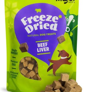 MAJOR PETS Freeze Dried Beef Liver Dog & Cat Treats - Healthy Training Treats & Meal Topper - All Natural - Single Ingredient - High Protein - Grain Free - Premium Bulk Value Pack 21 oz - Made in USA