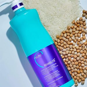 Malibu C REHABILIT8 Smoothing Protein Conditioner (33.8 oz) - Replenishes Hair Protein & Amino Acids to Prevent Breakage - Hydrating Conditioner for Damaged Hair
