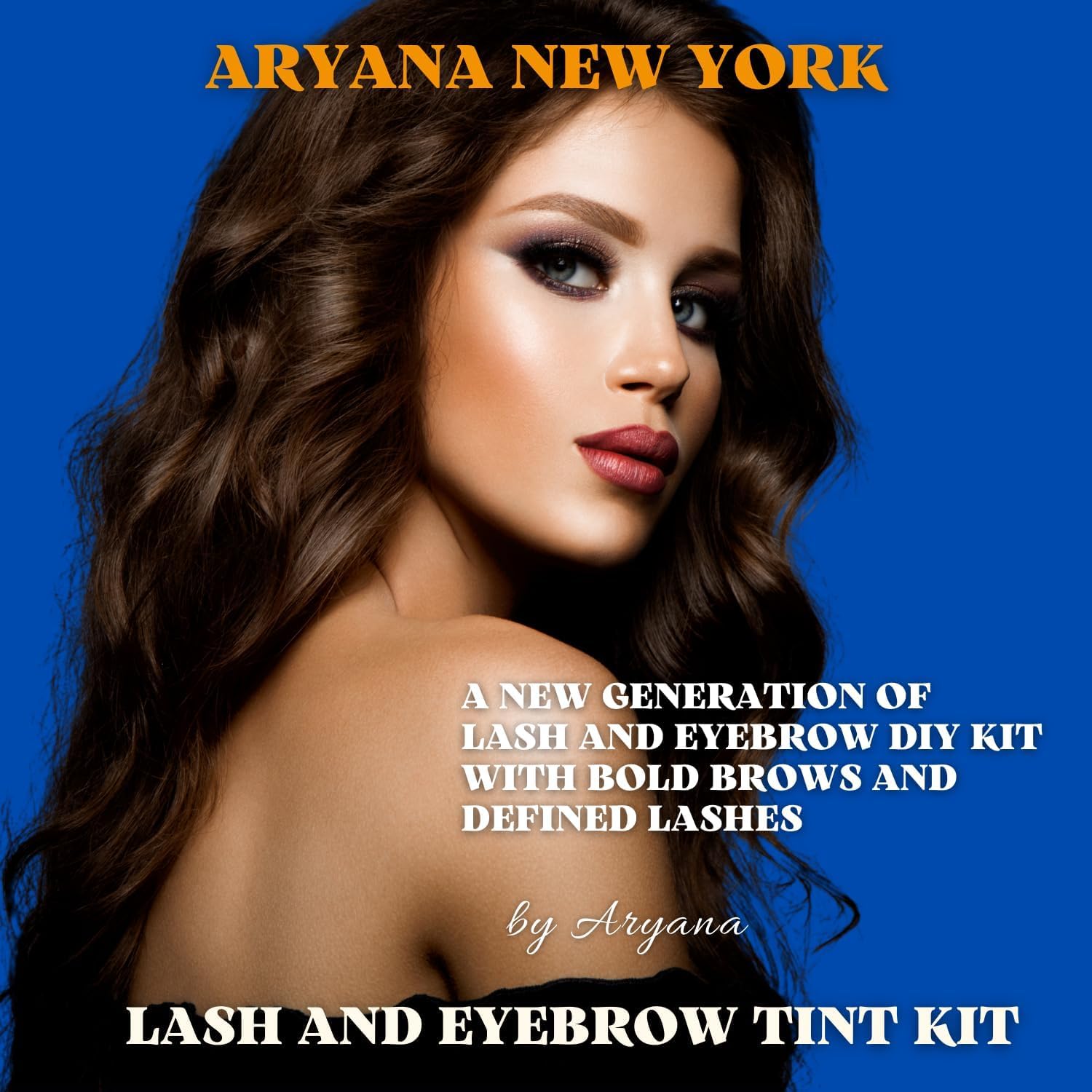 ARYANA NEW YORK Lash and Brow kit, Up to 10 applications, Black and Brown with Brow brush (BLACK BROWN) - Image 3