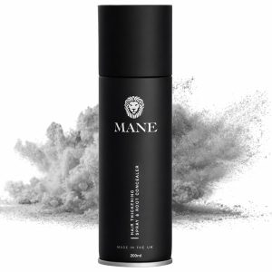 Mane Micro-Mineral Hair Thickening Spray & Root Touch Up Spray, Instant Volume & Root Cover Up for Thinning or Fine Hair, Lightweight Buildable Coverage for Men & Women, Grey, 200 ml