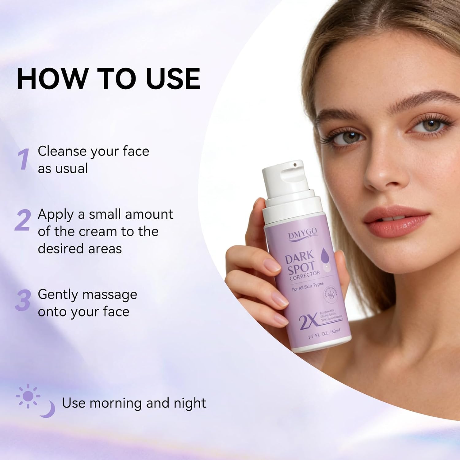 Dark Spot Remover for Face and Body - Dark Spot Corrector Serum for Sun Spots, Age Spots, Brown Spot,Freckles & Melasma - Skin Care Repair Evens Skin Tone for Women & Man Daily Use 1.69 FLoz - Image 2