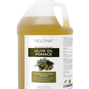 velona Olive Pomace Oil 64 Fl Oz | 100% Pure and Natural Carrier Oil | Refined | Skin, Hair, Body & Face Moisturizing | Use Today - Enjoy Results.