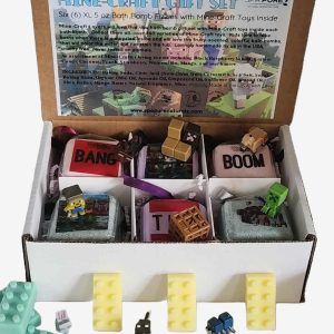 Bath Bombs for Kids with New Popular Toys Inside - Bang - Boom - TNT - Made in USA, Natural Ingredients (6 Count) Pack of 1