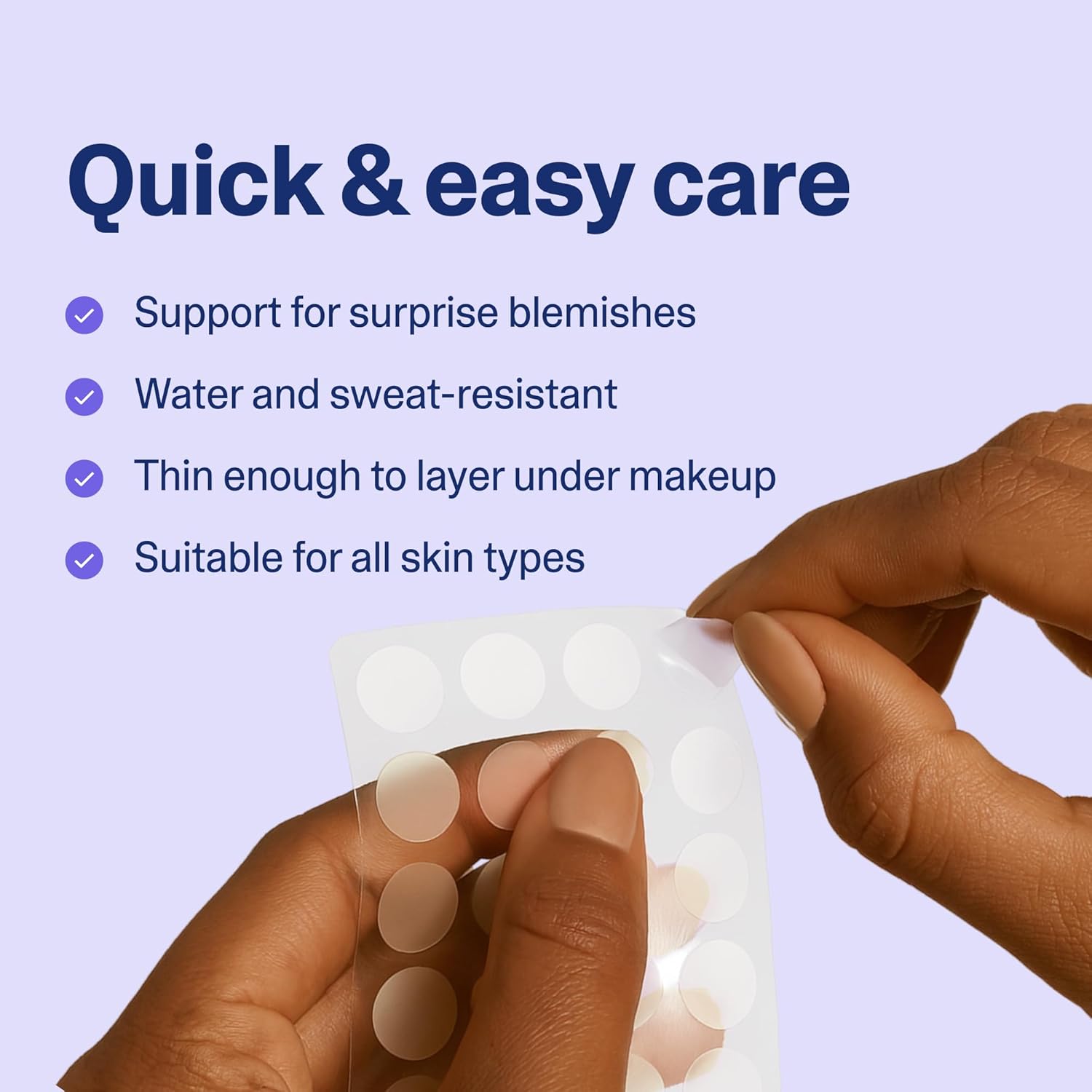 Curology Emergency Spot Pimple Patches for Face, Hydrocolloid Pimple Patches Fast-Acting, 80 Count - Image 3