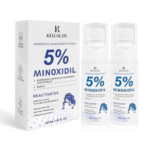 5% Minoxidil Spray-Minoxidil Hair Growth with Biotin & Rosemary for Men and Women,Promote Faster,Stronger,Stop Hair Loss and Thinning Hair,Upgraded Formula-2 * 60ML/4.06FL.OZ