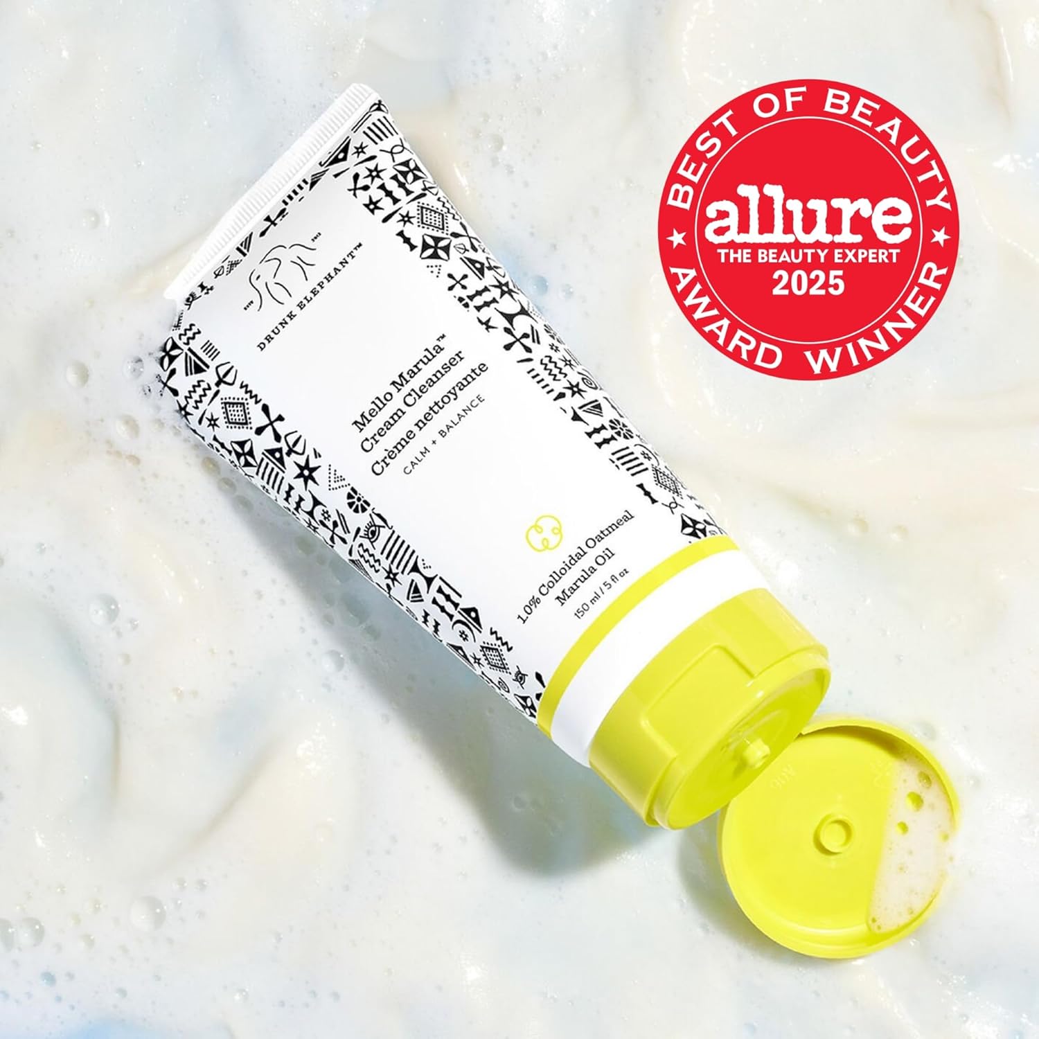 Drunk Elephant Mello Marula Cream Cleanser - Calming Face Wash - Clean Clinical Skincare - Cruelty-Free - Dermatologist-Tested - Free of Essential Oils, Silicones, and Fragrance - Image 3