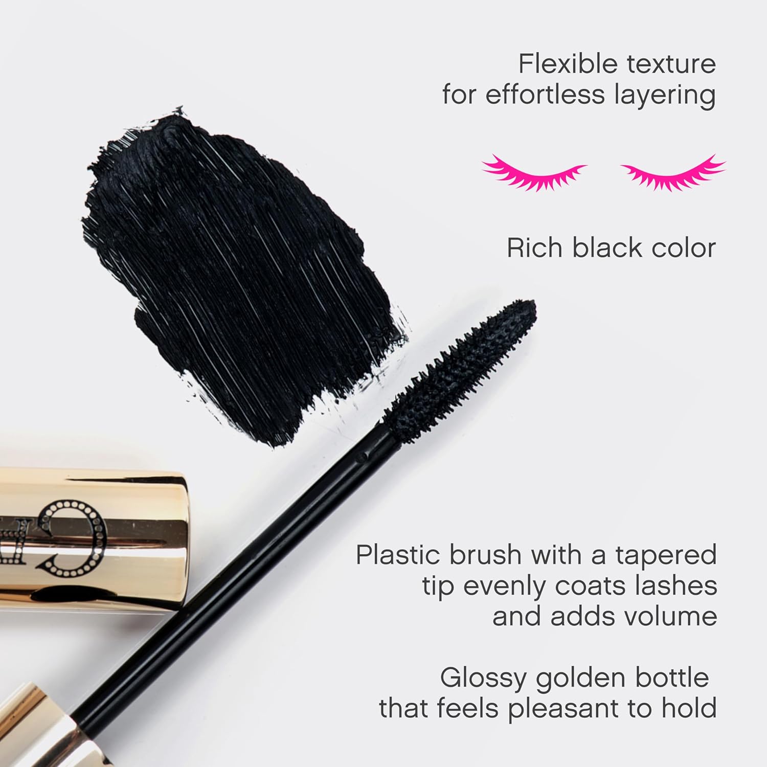 Vivienne Sabó Cabaret Premiere Black Mascara, Volume and Length, Defining, Curling, No Flaking, No Clumping, Smudge Proof, Washable, Cruelty-Free, Made in Europe, (01 Black), 0.6 Fl Oz, 2 Pack - Image 3