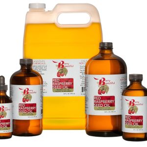 Red Raspberry Seed Oil - 8 fl oz - Cold-pressed by Berry Beautiful from Raspberries grown by Northwest Berry Co-op farmers