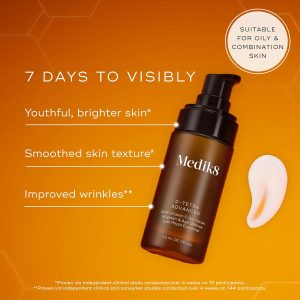 Medik8 C-Tetra Advanced Vitamin C Face Serum with Hyaluronic Acid | Lightweight Daily Facial Serum | Vegan 1.0 fl oz