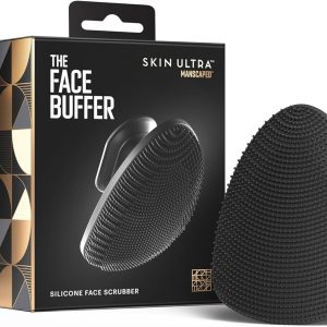 MANSCAPED® The Face Buffer - Men's Silicone Face Scrubber for Nourishing, Deep Cleaning & Exfoliating Your Skin, No-Slip Suction Cup Handle, Gentle Face Massage, 1-Pack