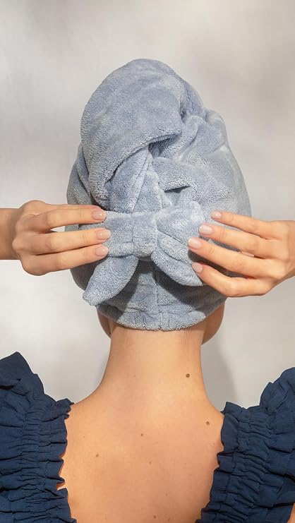 Kitsch Plush Microfiber Hair Towel Wrap for Women – Ultra Absorbent Microfiber Bath Towels for Wet, Curly, Long or Short Hair – Anti-Frizz Hair Wrap, Great Hair Care Gifts for Women - Image 2