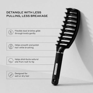 Zenagen Zen Brush | Detangles, Reduces Hair Breakage