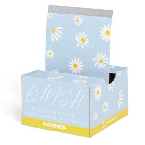 Blush Essential Aluminum Foil Daisies Hair Foils 5x10.75-500 Sheets for Hair Bleach, Foil for Highlighting, Cute Hair Foils, Professional Hair Foils, Pop Up Foils for Hair Color in Salons