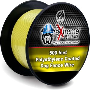 Best USA Dog Fence Wire Compatible with PetSafe, Extreme Dog Fence, and All Other Underground Dog Fences (500 feet) (500 ft