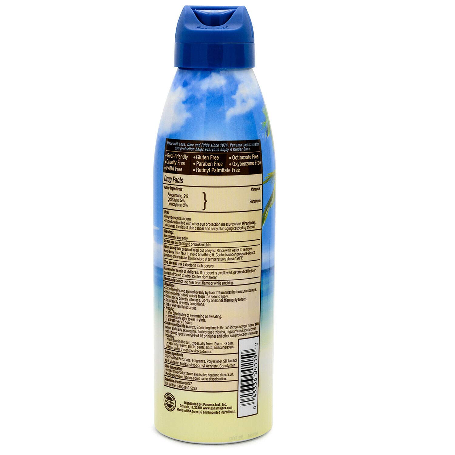 Panama Jack Continuous Spray Sunscreen, Spf 15, 5.5 Ounce - Image 2