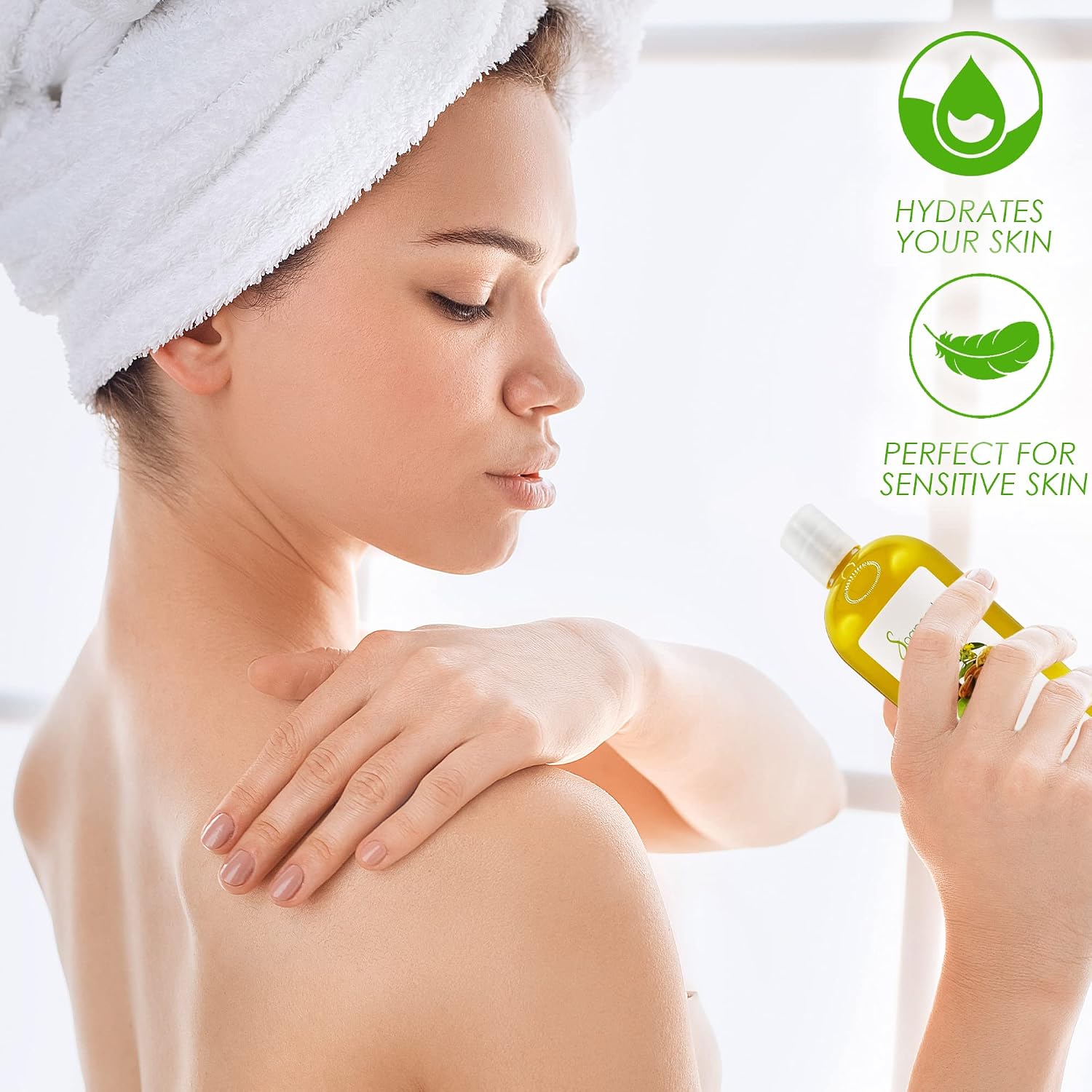 Soapeauty Golden Jojoba Oil | 100% Pure & Natural | Unrefined, Cold Pressed, Hexane Free | Moisturizing Oil for Skin, Face, Hair & Nails | 32 Fl Oz - Image 2