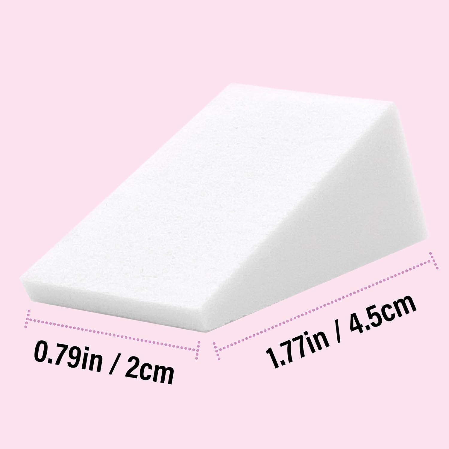 Artist's Choice 500 Pack Makeup Sponge Mini Applicator Wedges, Triangle Cosmetic Sponges for Foundation, Blush, Eye Shadow, Blending and Smoothing, Disposable, Latex Free - Image 3