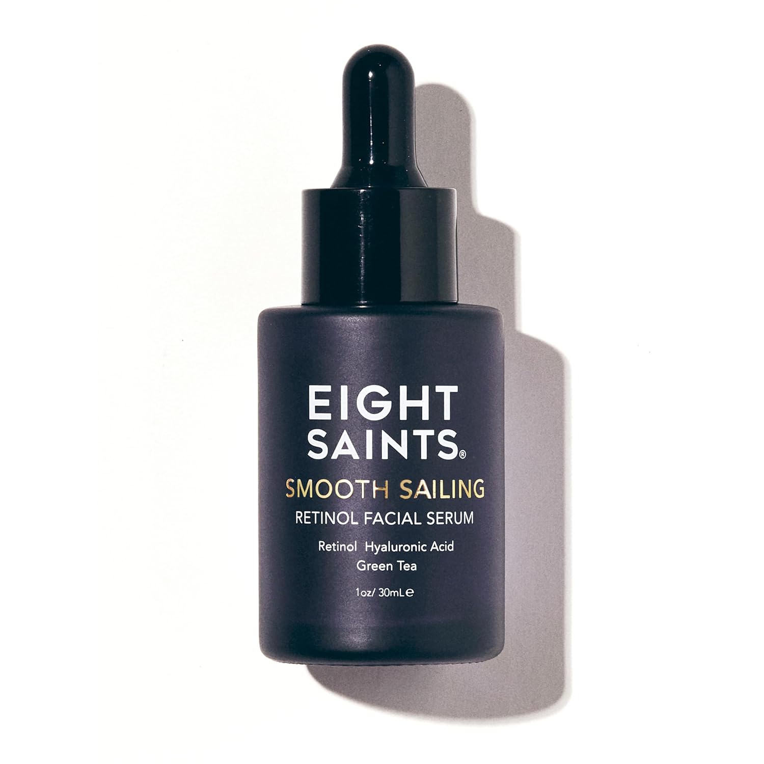 Eight Saints Retinol Skin Care Serum Treatment For Firming Face Lines & Eye Wrinkles, Deep Hydrating Facial Skincare Serum For Anti Aging, with Retinol, Hyaluronic Acid, and Green Tea, 1 Ounce