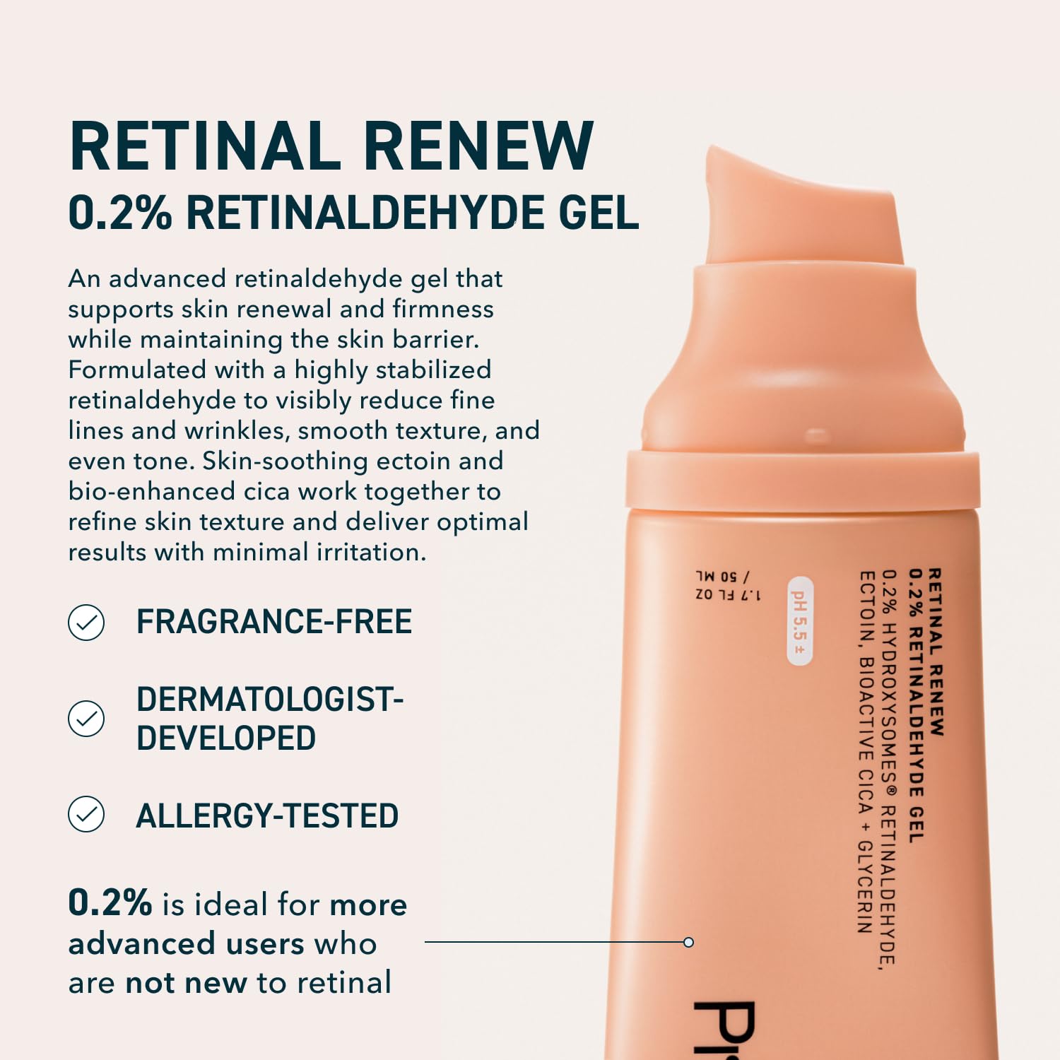 Prequel Skin Retinal Renew – 0.2% Retinaldehyde Gel with Ectoin, Cica & Jojoba Oil – Smooths Texture, Firms & Evens Tone – Supports Skin Barrier – Dermatologist Developed – Low-Irritation Retinoid - Image 2