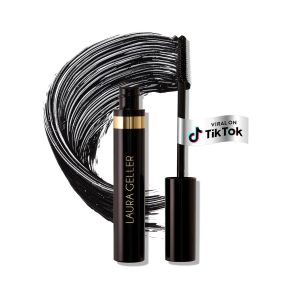 LAURA GELLER NEW YORK Kajal Longwear Mascara – Black – Volumizing, Lengthening, & Defining Mascara - Smudge‑Proof & Flake‑Proof Wear, Buildable Formula