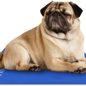 The Green Pet Shop Chillz Gel Mat, Medium - Pressure-Activated Cooling Pad for Pets 0-25 lbs - Non-Toxic, No Water or Refrigeration Needed - Ideal for Home, Travel & Crates
