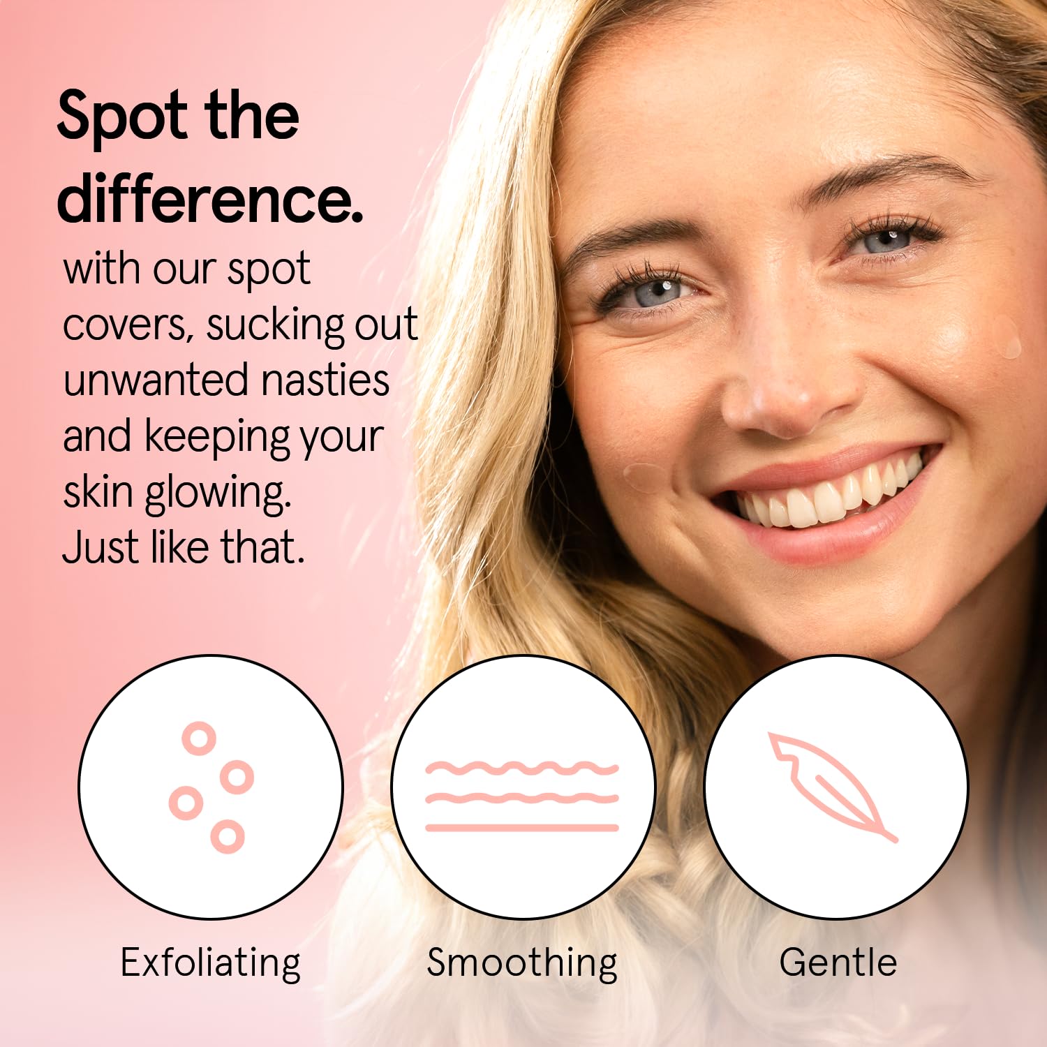 grace & stella Award Winning Pimple Patches for Face - Dermatologist Tested Acne Patches - Hydrocolloid Patch for Breakouts, Whiteheads - Vegan Acne Spot Treatment for Face (Invisible, 216 Count) - Image 3