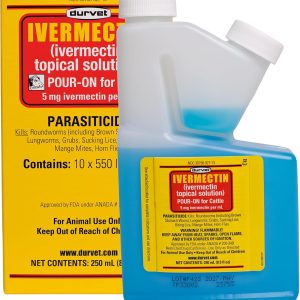 Durvet Ivermectin Pour On Dewormer 250mL