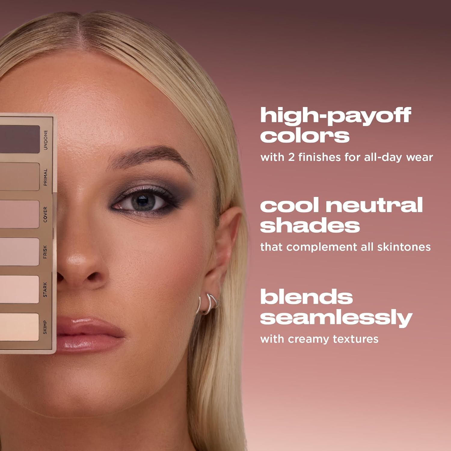 URBAN DECAY Naked 2 Basics Mini Eyeshadow Palette - 6 Matte Neutral Shadows, Long-lasting Wear, Multi-Use Powder for Eye, Contour, Brows, Ultra-Blendable Cool-Tone Shades, Travel Makeup with Mirror - Image 3