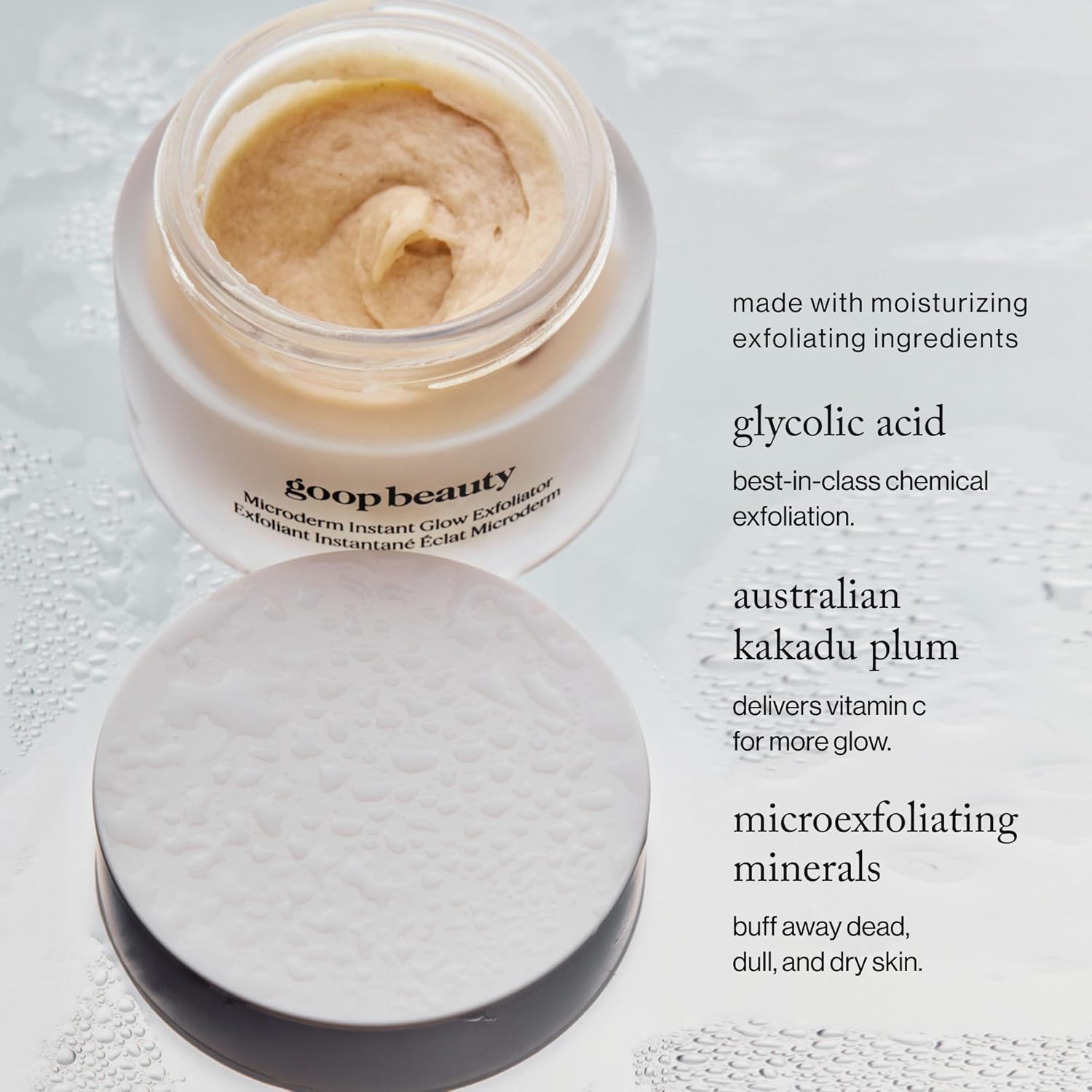 goop Beauty Microderm Exfoliator | Microdermabrasion Scrub to Smooth Textured Skin | 0.5 fl oz - Image 3
