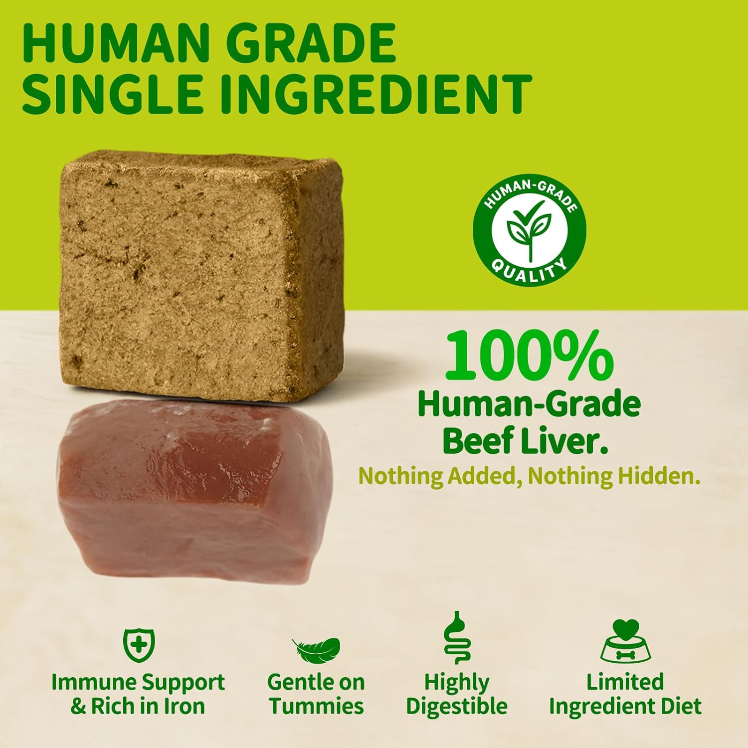 MAJOR PETS Freeze Dried Beef Liver Dog & Cat Treats - Healthy Training Treats & Meal Topper - All Natural - Single Ingredient - High Protein - Grain Free - Premium Bulk Value Pack 21 oz - Made in USA - Image 2