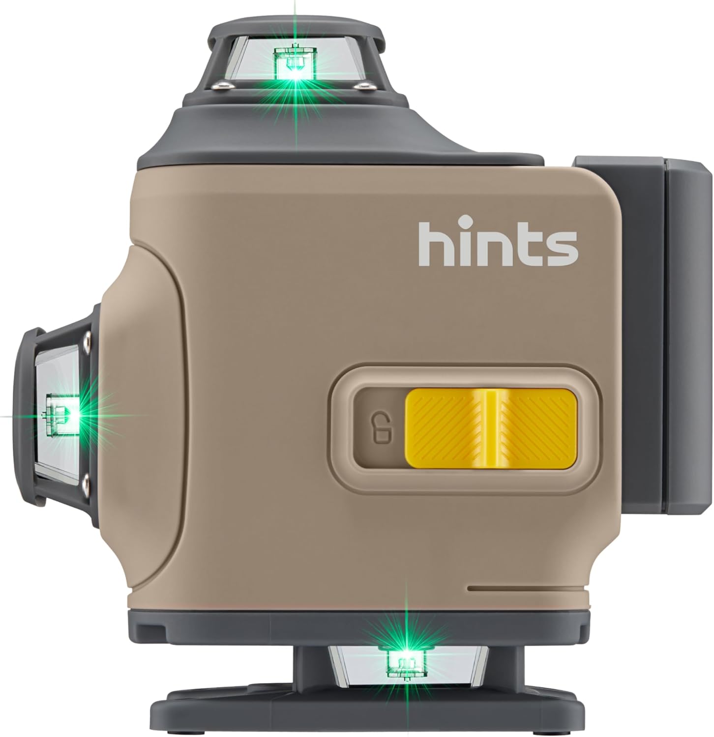 Hints 4D Laser Level Self-Leveling 4x360°, 4 Beams, 100Ft, ±1/12" Accuracy, IP54, Outdoor Pulse Mode, Remote and Gesture Control, Type-C Chargin, Storage Case and Extra Li-ion Battery included - Image 3