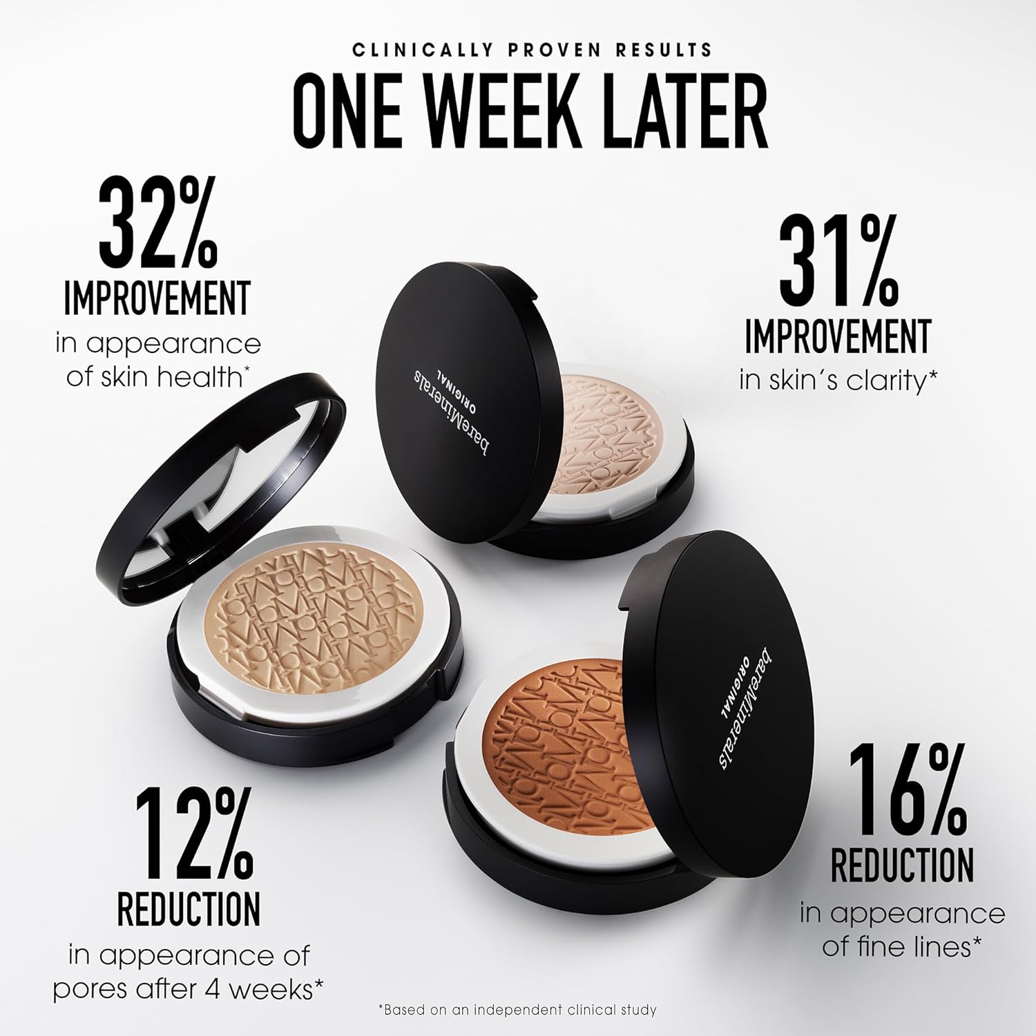 bareMinerals Original Pressed Powder Foundation Mineral SPF 15 – Talc-Free, Luminous Finish, Buildable Coverage, Vegan, Clean Beauty - Image 2