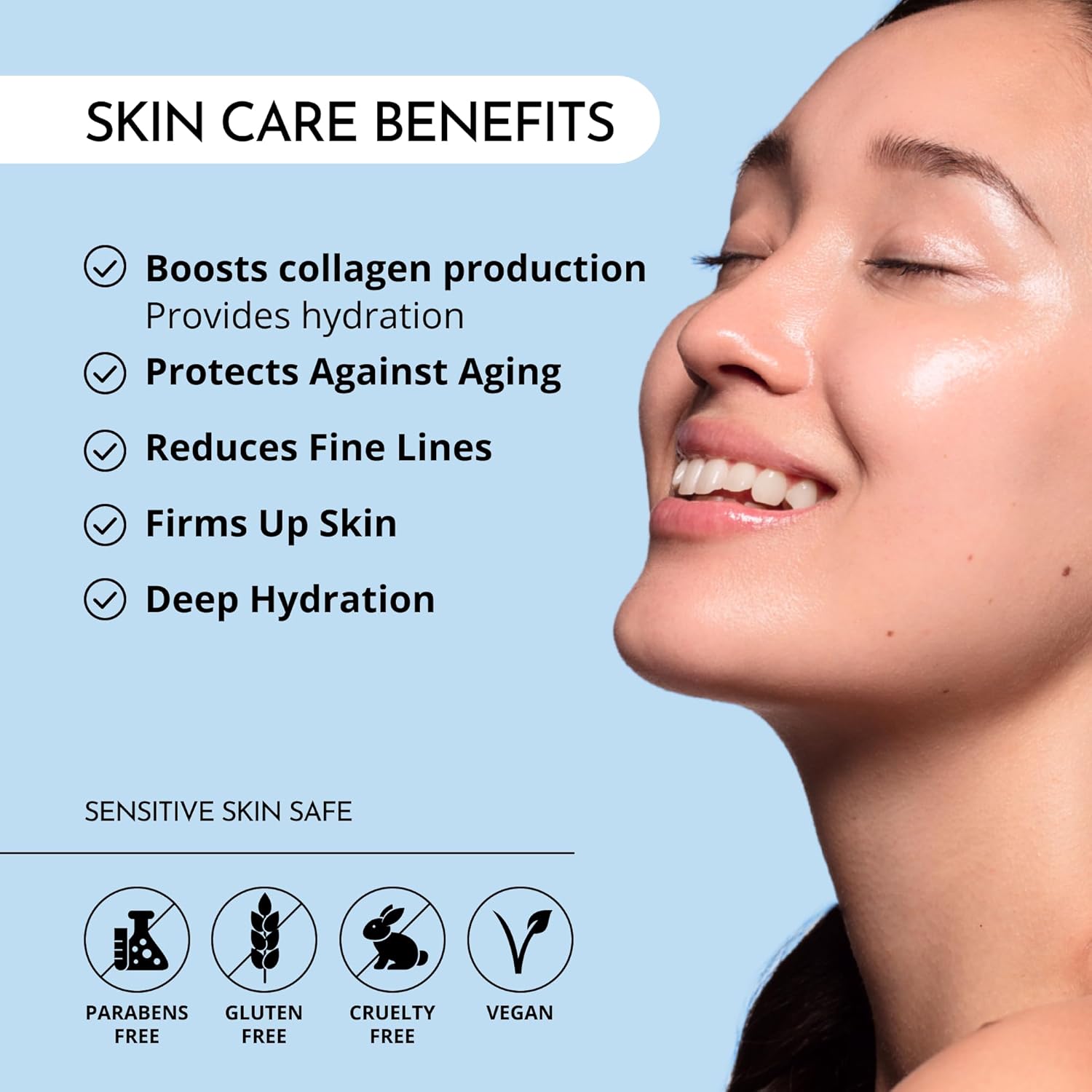 MAELOVE Peptide Squad Collagen Renewal Serum with Copper Peptides, Argireline, Matrixyl 3000 + Hyaluronic Acid and Niacinamide for Wrinkles, Fine Lines, and Skin Elasticity - Image 2