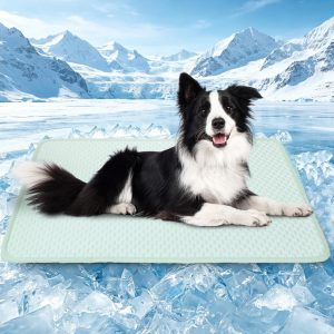 SOMOYA Dog Cooling Mats,Foldable Non-Slip Washable Arc-Chill Cool Pad | Cooling Pad for Dogs Q-Max 0.45 Absorbs Pet Heat Fast,Suit for Indoor Outdoor Summer Use for Cats Dogs