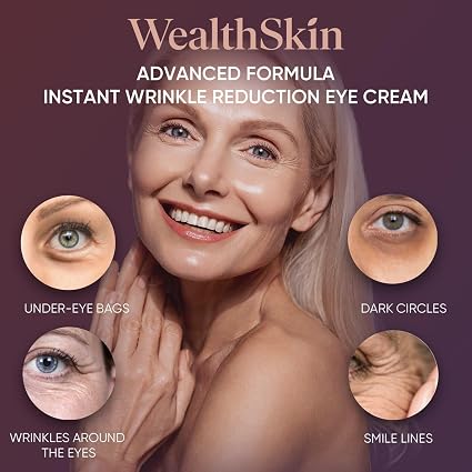 Instant Rapid Wrinkle Eye Cream: Temporary Effects Firm & Lift Under Eye Bags and Reduction Puffiness and Remover Dark Circles - 60 Second Tightener 30mL - Image 2