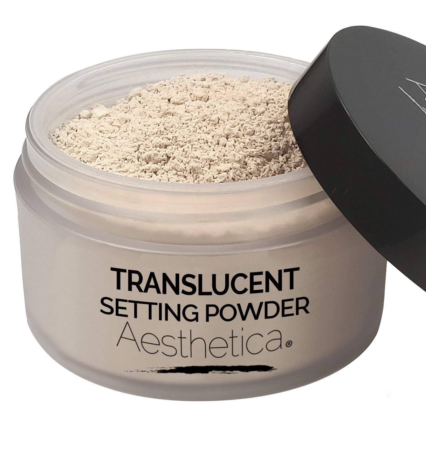 Aesthetica Translucent Setting Powder Matte Finishing Makeup Loose Setting | Flash Friendly Translucent Powder Foundation - Loose Face Powder Includes Velour Puff