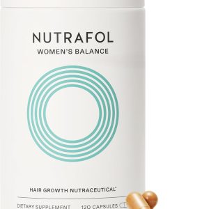 Women's Balance Hair Growth Supplements, Ages 45 and Up, Clinically Tested for Visibly Thicker Hair and Scalp Coverage, Dermatologist Recommended - 1 Month Supply