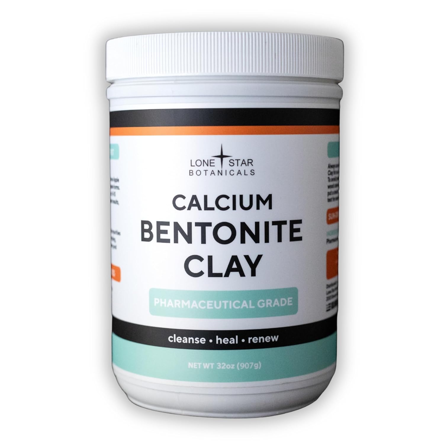 Calcium Bentonite Clay Healing Powder - Pure Pharmaceutical - Face, Body & Hair Detox Mask, Natural Mud Masks, Deep Pore Cleansing for Health & Beauty - Image 2