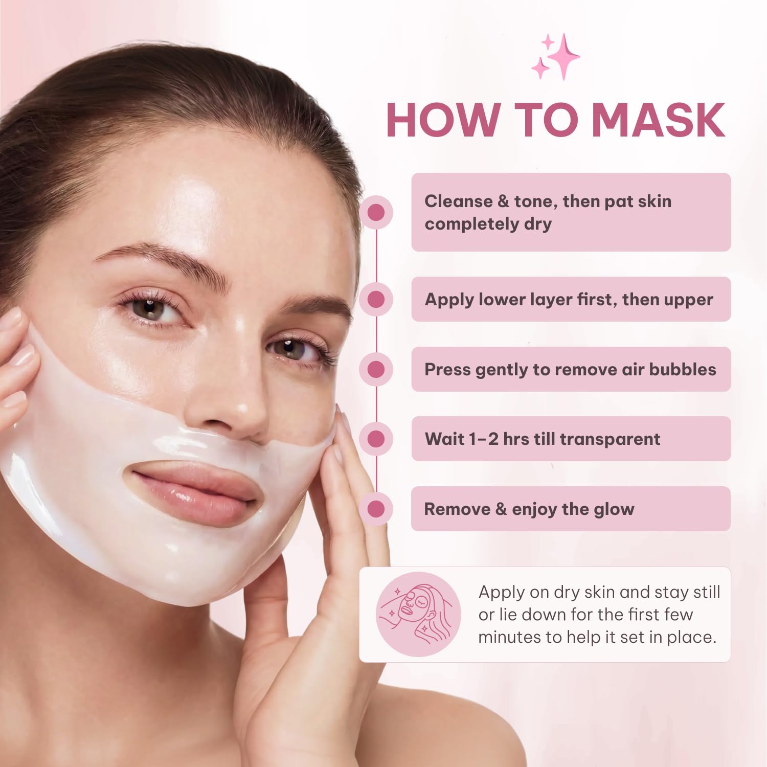 Quasi Bio-Collagen Face Mask Overnight – Hydrating Korean Sheet Mask – Niacinamide & Low Molecular Collagen – Firming & Smoothing Skincare for All Skin Types – 4 Masks - Image 2