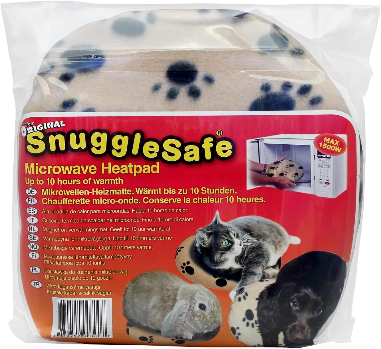 SnuggleSafe Original Microwave Heat Pad for Pets - Chew Proof, Water Resistant Heating Disc for Dogs, Cats, Rabbits, Guinea Pigs and Small Animals - Up to 10 Hours Warmth - Image 3