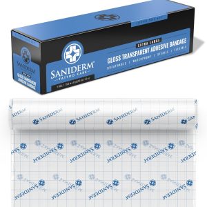 Saniderm Original Tattoo Aftercare Bandage (Extra Large Roll, 10.2 in x 8 yd)