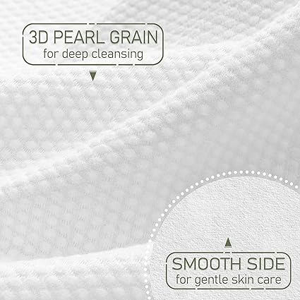 WOWOTEX Disposable Face Towel Biodegradable Large Dry Wipes 60 Count/Box Extra Thick Soft Clean Facial Towels for Sensitive Skin, Makeup Removing, Cleansing, Nursing, Travel, 10×12 Inches - Image 2