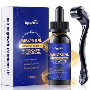 5% Minoxidil Hair Growth Serum for Men Women, with Rosemary &Biotin, Hair Loss Treatment Extract Support Thicker Fuller Healthier Hair Texture - 2 Fl Oz