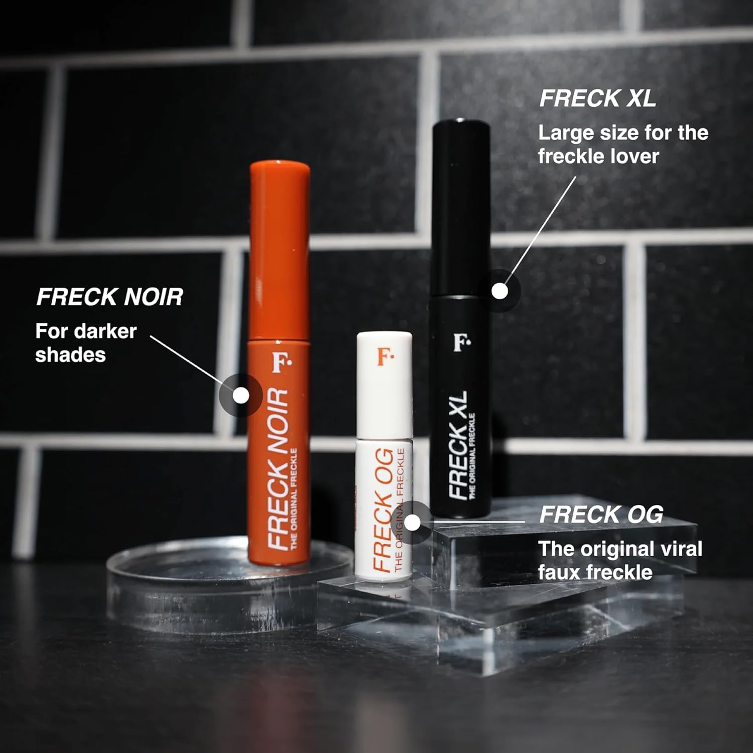 Freck XL Freckle Pen 3.15ml | Original Faux Freckles Makeup, Buildable Natural Sun-Kissed Finish, Long-Lasting | Clean, Vegan Formula, Ultra-Fine Brush Tip | Light/Medium Skin Tones