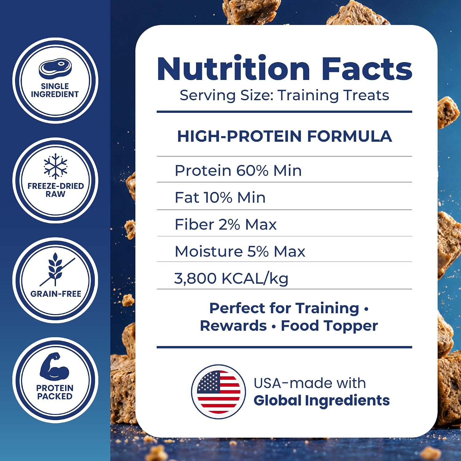MVPChews | Freeze Dried Beef Liver Dog Treats | Single Ingredient Training Treats | High Protein, Grain Free, No Additives or Fillers | Premium Quality Food Topper | Made in USA - 3.5oz (Pack of 4) - Image 2