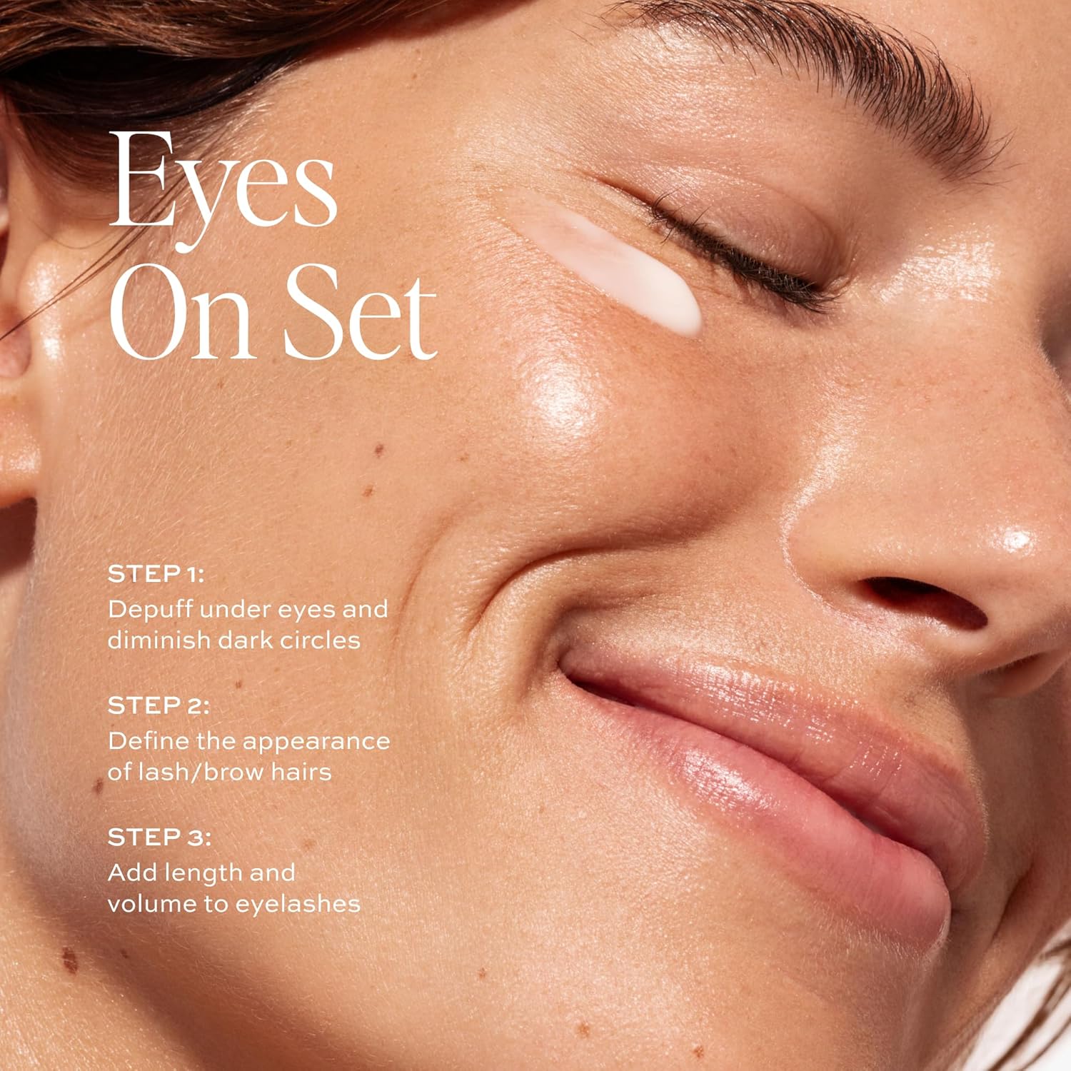 DIME Beauty Eyes On Set - Luminosity Eye Serum for Dark Circles & Puffiness, Volume Boost Tubing Mascara & Eyebrow Enhancing Gel - Clean, Vegan Eye Care Bundle - 3 Piece Kit - Image 3