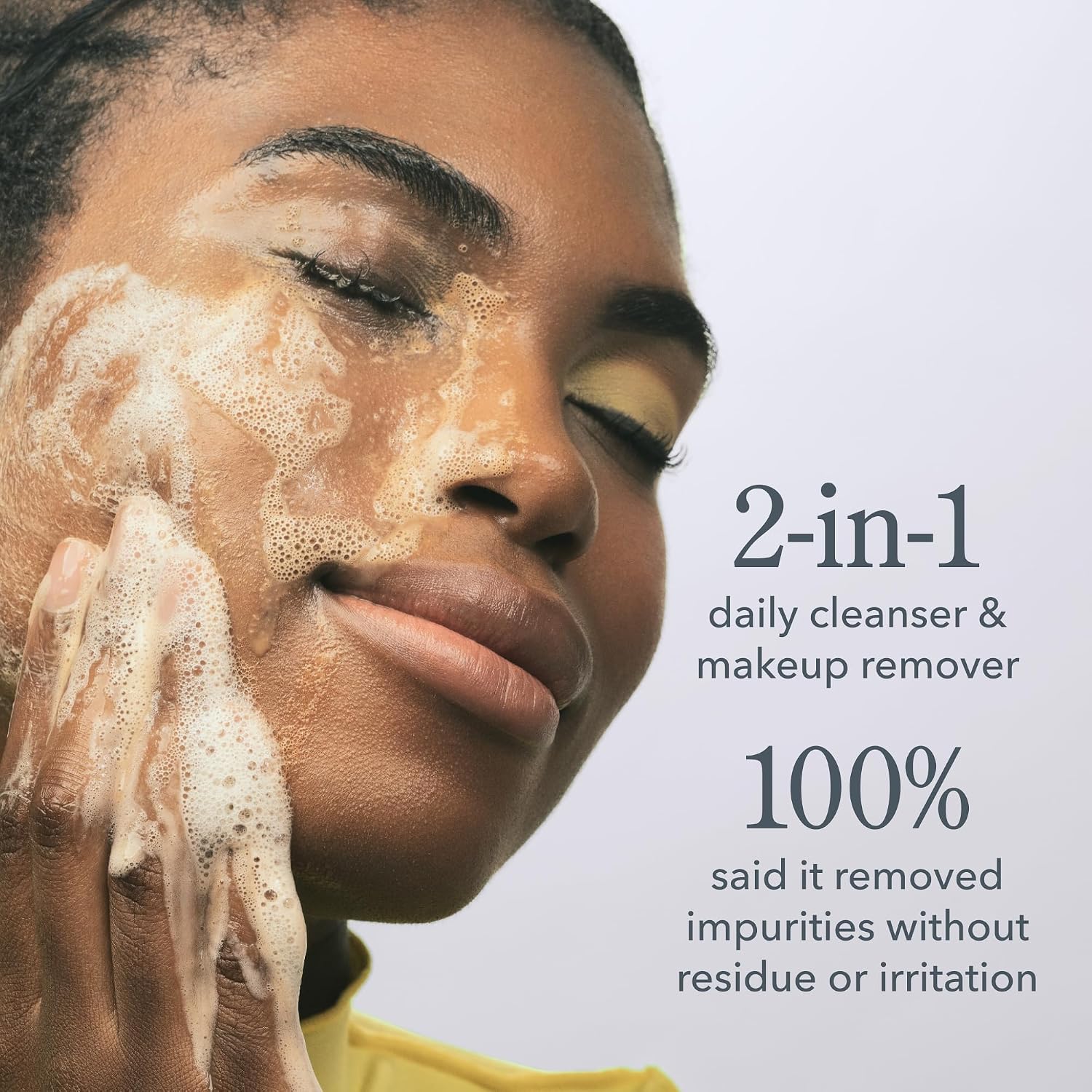 Beekman 1802 Micellar Milk Froth Face Wash – Hydrating Gel to Foam Facial Cleanser & Makeup Remover with Goat Milk & Golden Sea Moss, Gentle Foaming Face Wash for Sensitive Skin, 5 Fl Oz - Image 2