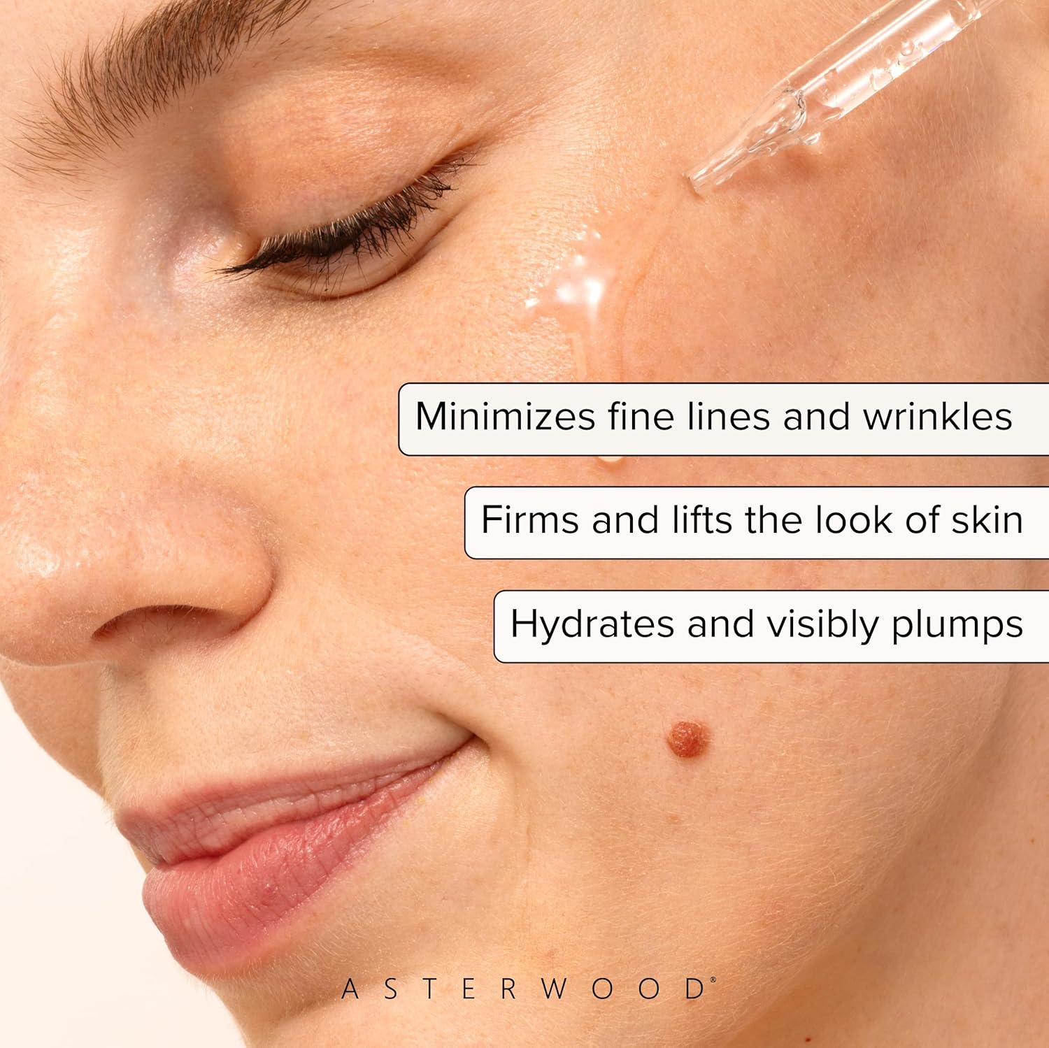 Asterwood Matrixyl 3000 + Argireline Serum for Face - Multi Peptide Serum with Hyaluronic Acid - Anti-Aging, Wrinkle Reducing, Collagen Boosting - Fragrance-Free - 8 Fl Oz - Image 3