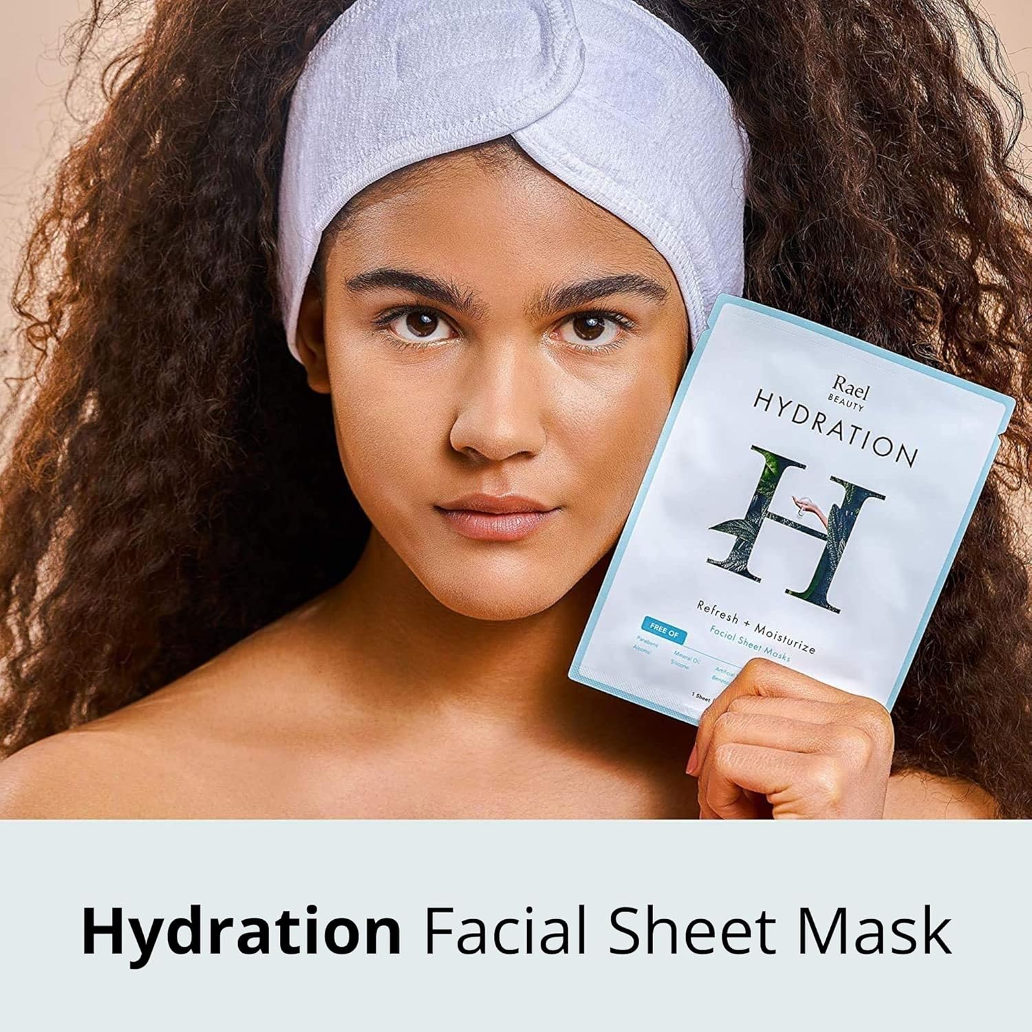 Rael Face Mask Skin Care, Bamboo Facial Mask Sheet Set - Variety Pack, Korean Skincare, All Skin Types, Gift Set (5 Hydration, 5 Vitamin C, 5 Collagen, 5 Tea Tree, 20 Sheets) - Image 3